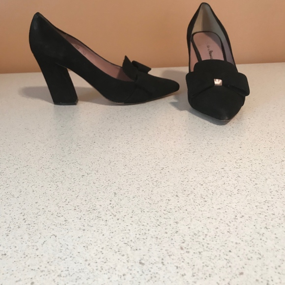 Sesto Meucci Black Suede Pumps Size 7.5 - Picture 2 of 6